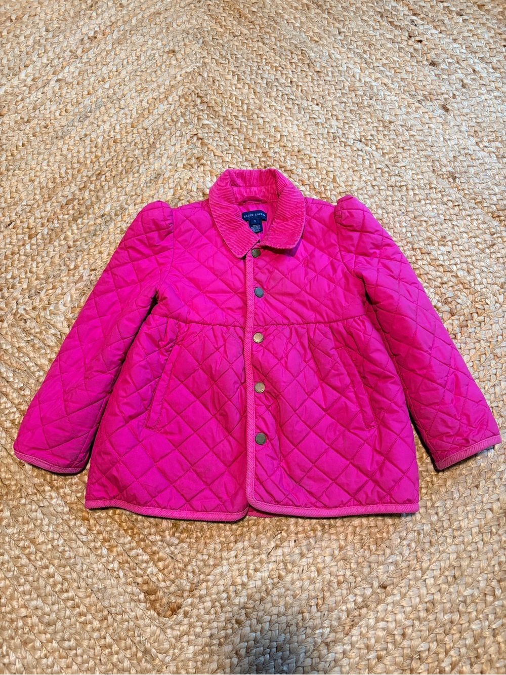 Ralph Lauren Hot Pink Quilted Jacket
